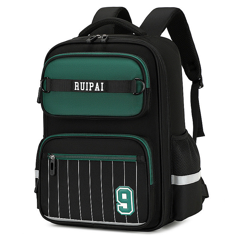 Rui brand primary school schoolbag for girls in grades 1, 2 and 3, large-capacity load reduction children's schoolbag spine protection ultra-light backpack