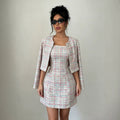 european and american cross-border women's fashion new spring/summer sequin dress - chanel-inspired style