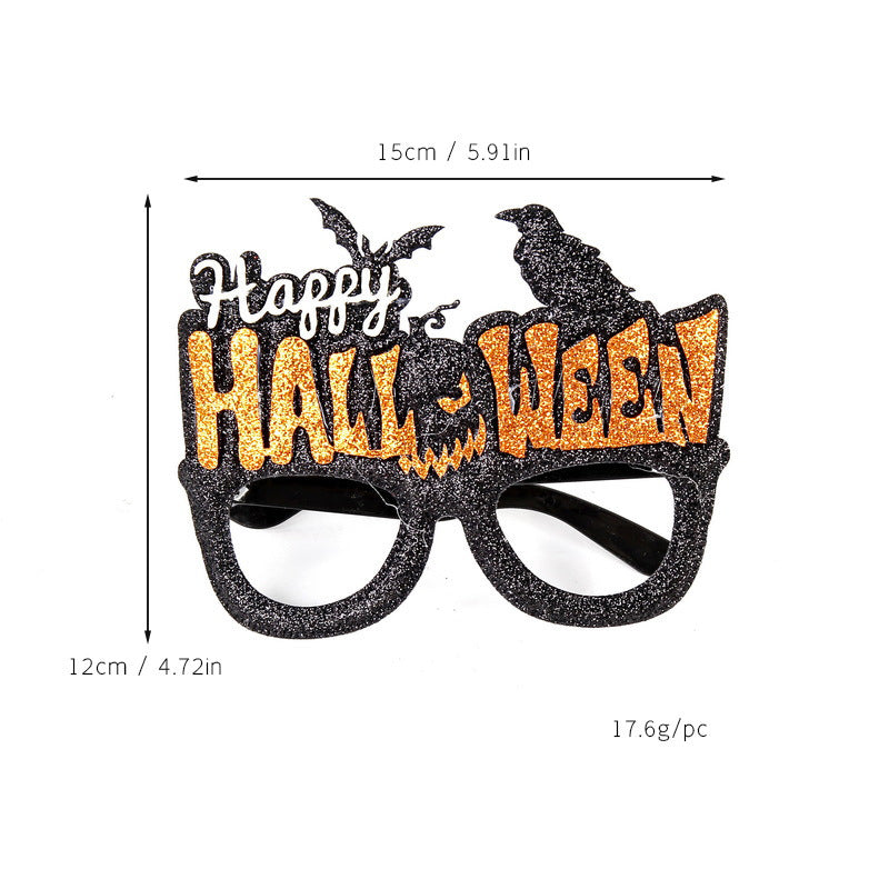 Halloween Pumpkin Glasses Kids Adult Ghost Festival Party Decorations Photo Props Funny Glasses Frames