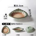 Melamine dinnerware plates - retro commercial dinner plates for restaurants, hotel stir-fry dishes, and unique deep plates for plating
