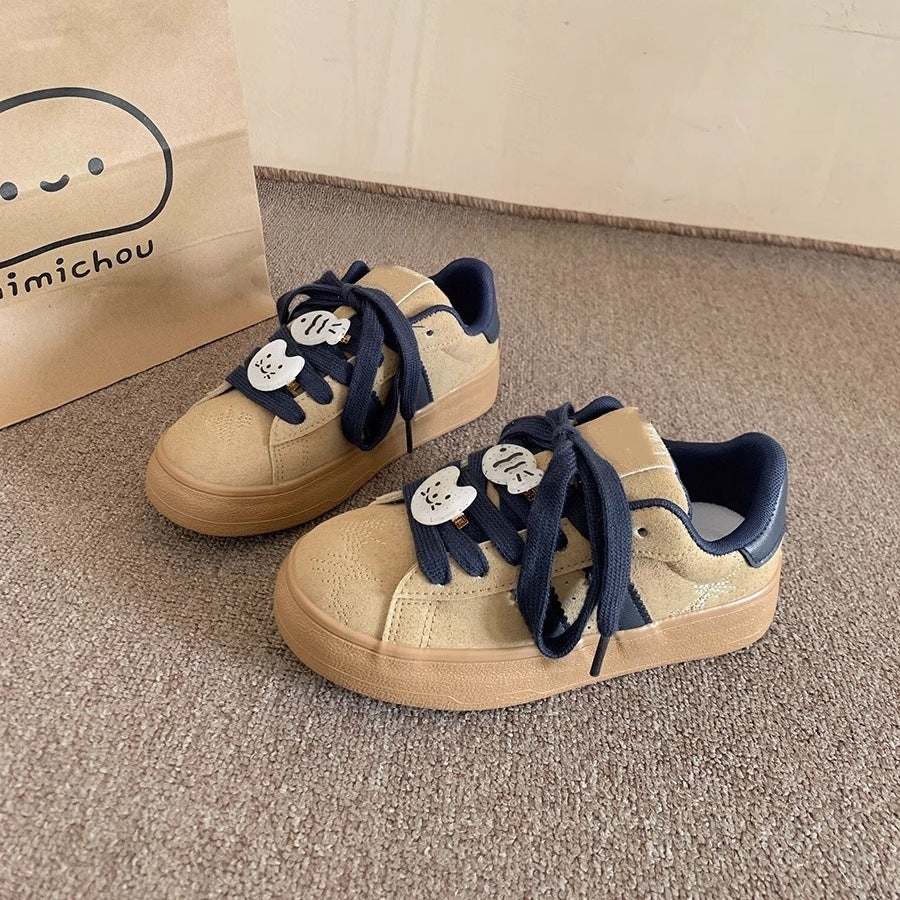 Women's white sneakers - new spring/summer 2026 collection: versatile, student-friendly, casual platform sneakers - lightweight, height-increasing trainers