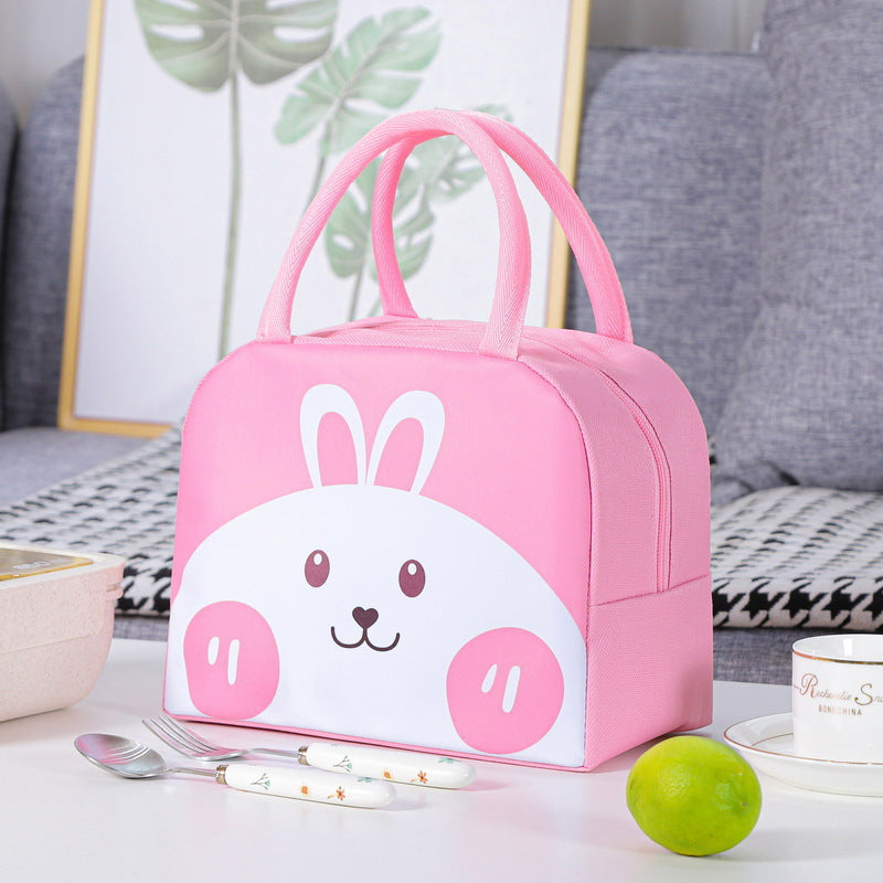 Lunch box bag, handbag, office worker with rice bag, primary school student lunch box bag, portable bento bag, bento bag, thermal insulation bag