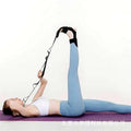 Yoga stretching strap - segmented resistance band for ligament stretches, ankle joint correction, and rehabilitation training