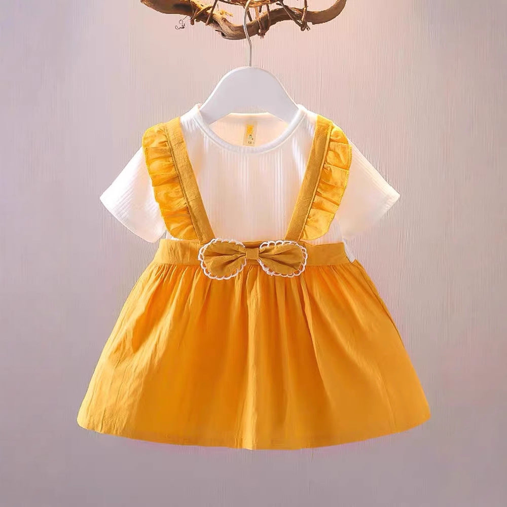 girls' summer dress - little girl baby princess dress - toddler & kids floral dress - puffy tulle skirt