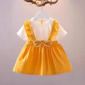 girls' summer dress - little girl baby princess dress - toddler & kids floral dress - puffy tulle skirt