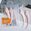 Keqi eyebrow razors come in a variety of styles, including eyebrow tweezers and eyebrow scissors. these beauty tools are made in guangzhou and feature both resin and stainless steel materials