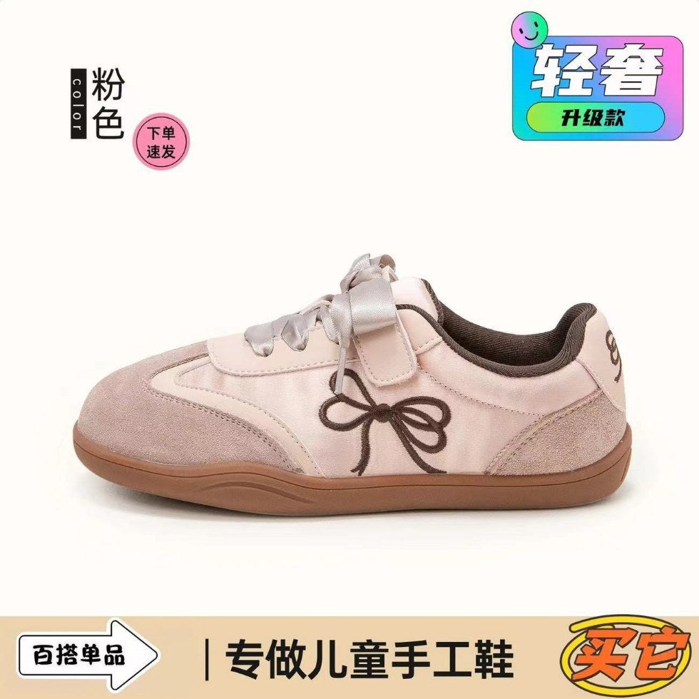 Girls' german army trainers (gats) - spring/autumn  new collection - autumn style sneakers, board shoes, soft-soled casual shoes for baby girls, perfect for kindergarten
