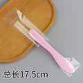 Medium-sized facial mask spatula, plastic beauty mixing stick, applicator, scraper, body mask stick, packaged, 17.5cm long