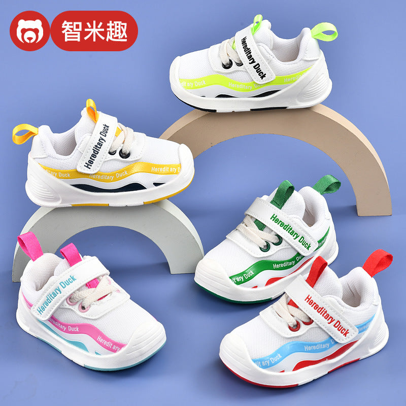 Toddler shoes for boys, spring and autumn, 0-1-2 years old, soft sole infant shoes, children's shoes, infant and toddler shoes for girls