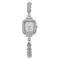 new small square quartz watch for women, elegant ladies' bracelet watch, suitable for middle and high school students
