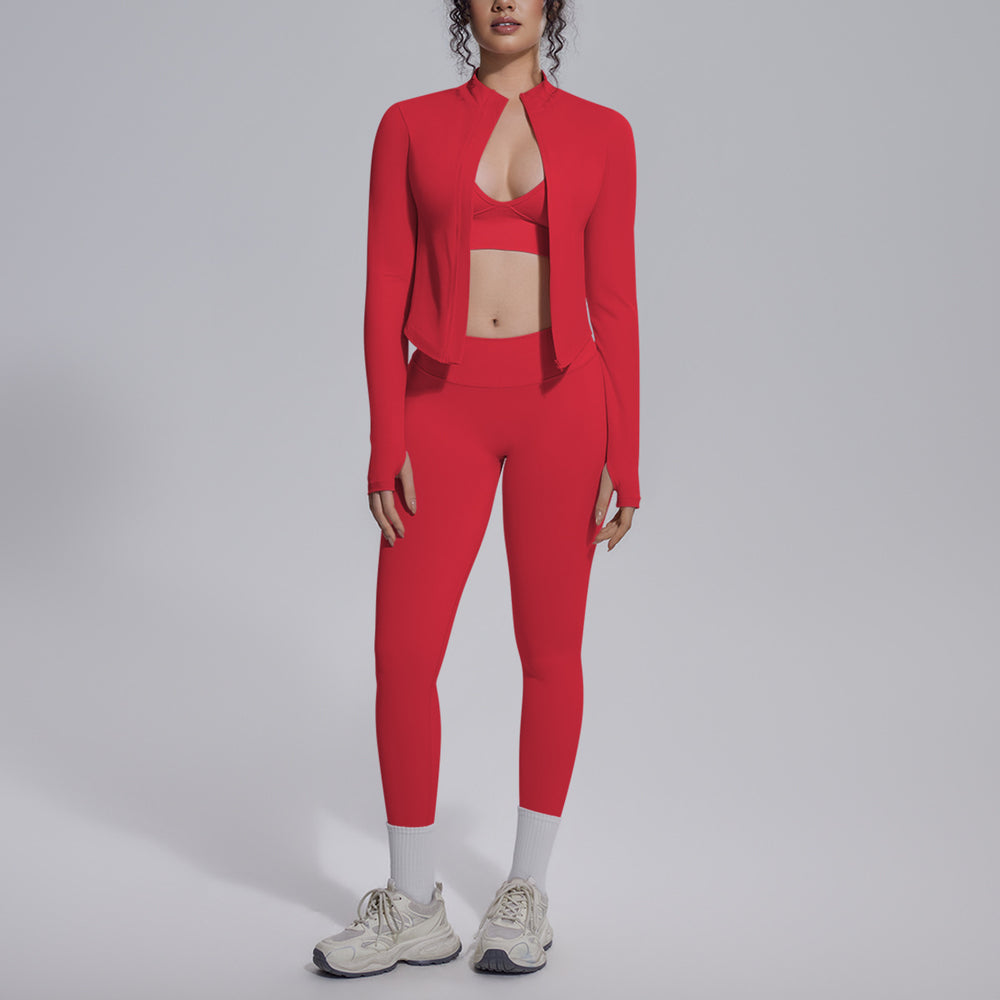 Seamless cross-border yoga set: tummy control, slimming, quick-dry activewear for fitness, outdoor leisure, running, and sports - multi-piece set