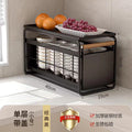 Kitchen multi-layer storage rack cabinet shelf cabinet pull basket sink dish seasoning pull-out layered rack