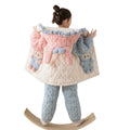 【triple-layer quilted, fleece-lined, extra thick】new girls' winter pajamas - coral fleece kids' home clothes - winter collection