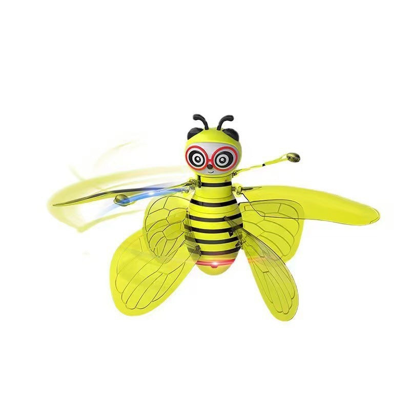 Hot selling feitian doll little bee sensor aircraft new and unique toys rechargeable smart suspension factory direct sales