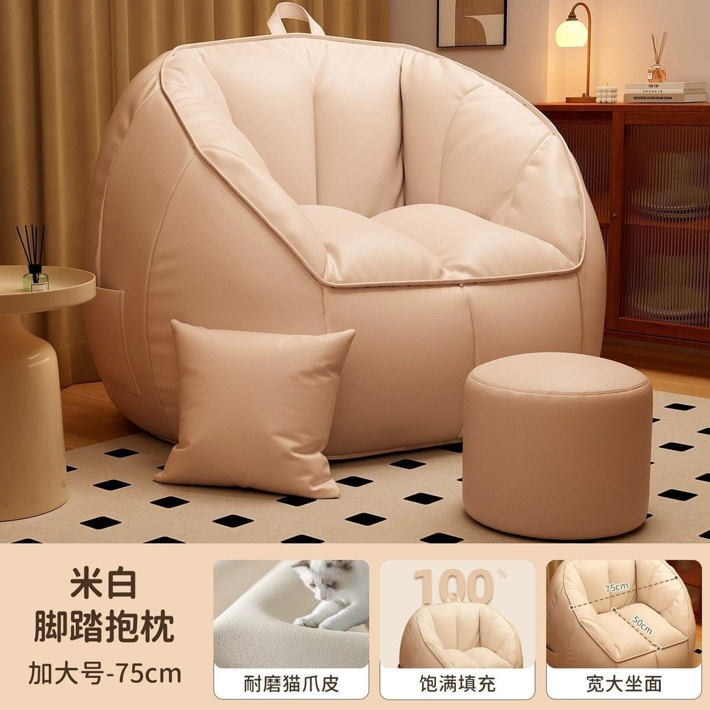 Lazy sofa can lie down and sleep in the bedroom bean bag single sofa back chair small apartment tatami casual sofa chair