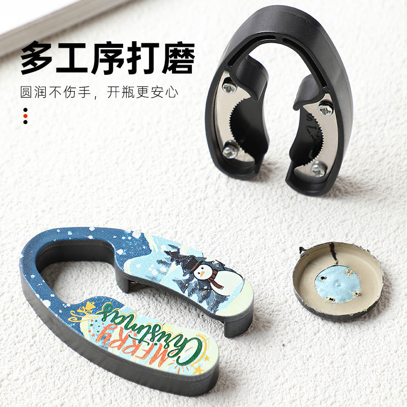 christmas snowman wine paper cutter kitchen gadget wine bottle opener foil sealing knife paper cutter