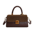 new 2025 autumn shoulder bag - minimalist and stylish small square bag in trendy "maillard" colors - versatile crossbody bag