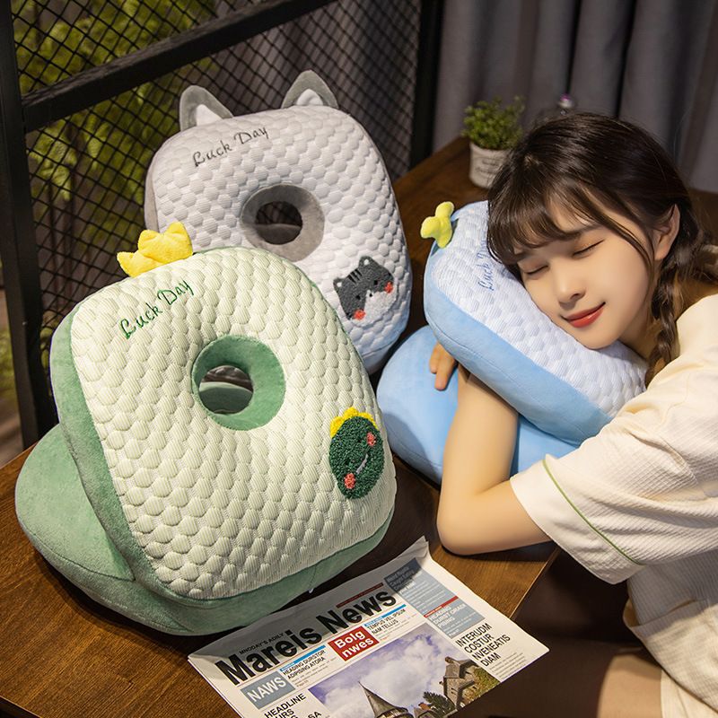 Bingdoudou pillow nap pillow, nap pillow, primary school student office nap pillow, nap pillow, summer