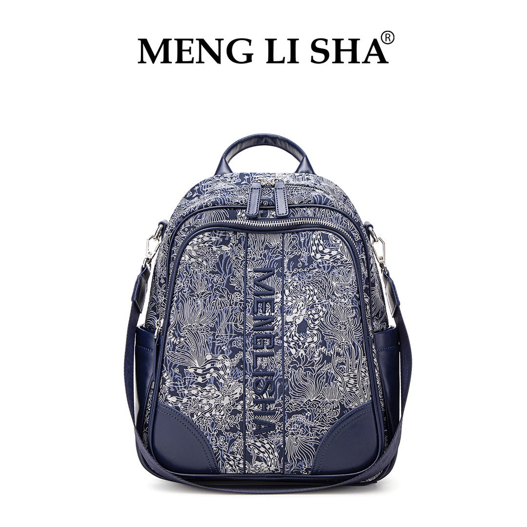 New niche high-end shoulder commuter backpack fashionable and casual large-capacity female personality simple light travel schoolbag