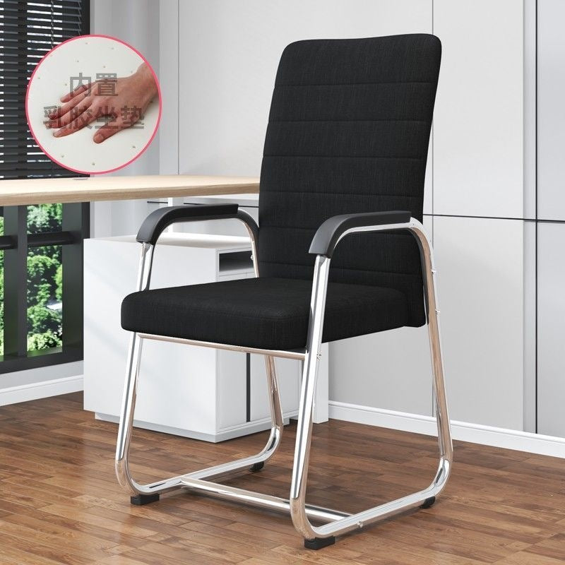Minimalist modern office chair - comfortable ergonomic computer chair - curved conference chair - mahjong chair - student dormitory backrest chair