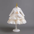 New three-piece skirt kids dress tutu princess skirt girl piano performance dress baby dress