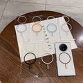 Suitable for huawei mate70pro transparent mobile phone case mate60 thin ring magnetic high transparency trendy anti-fall pc case new