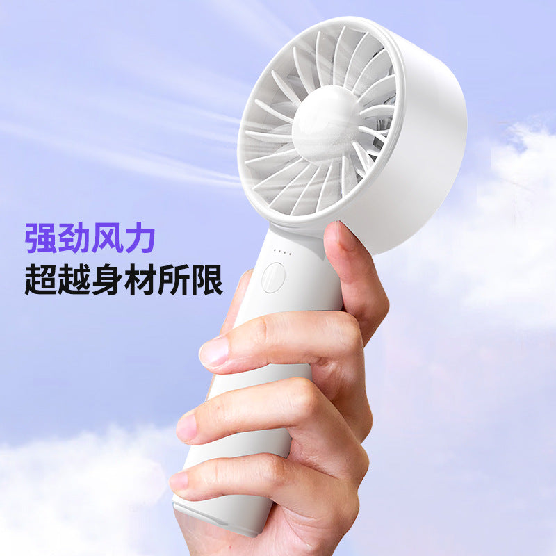 New outdoor handheld fan - portable usb rechargeable pocket mini fan - home desktop silent fan