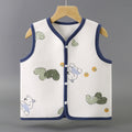 Infant sleeveless cotton vest - class a certified warm vest for babies and toddlers, unisex quilted top, outerwear, children's clothing