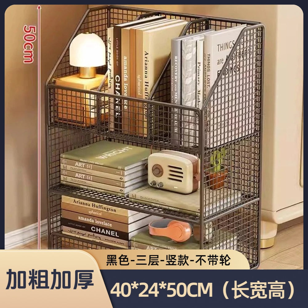 new snack storage rack multifunctional under-desk organizer mobile bookshelf desk storage shelf