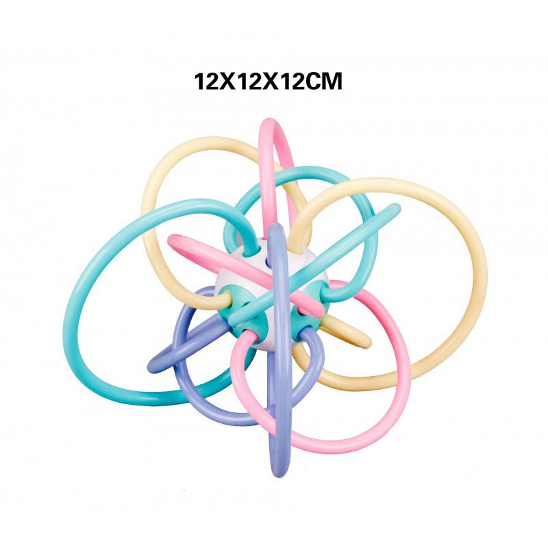 Cross-border  export tooth grinding stick toothpaste baby anti-eating hand soft glue baby mouth desire small mushroom biting glue toy