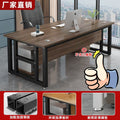 Single person office desk executive desk modern minimalist home desktop computer desk employee workstation office desk and chair set