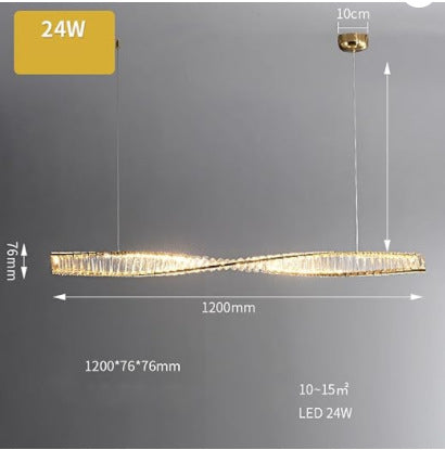 Firefly crystal lamp dining room simple modern dandelion dining table light luxury lamp lighting Internet celebrity restaurant chandelier