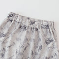 Girls'  chinese style outfit - new summer collection: stylish and traditional summer two-piece set for kids, featuring ink wash painting design