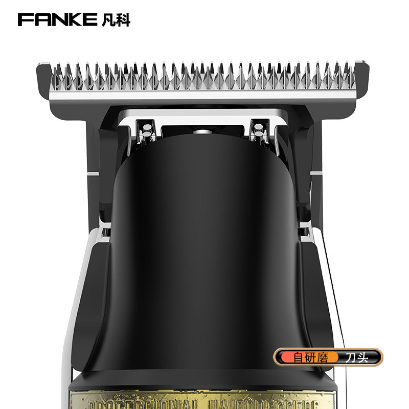 magnetic limit comb electric hairdressing machine washable fast charging hair salon special cutting oil head carving push white electric clipper