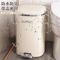 Luxury trash can - large, step-on, lidged - perfect for home, living room, kitchen, bedroom, and bathroom. plastic storage bin