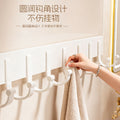 Bathroom punch-free door hook, bathroom accessories, wall-mounted, traceless adhesive hook, bedroom entrance coat hook