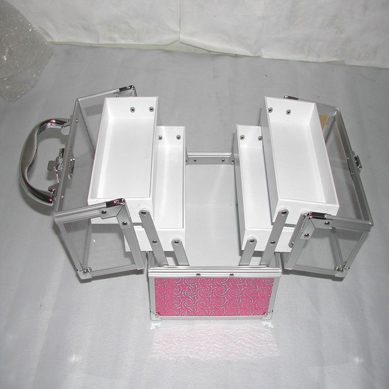 Dongguan Shenzhen specializes in the production and processing of aluminum alloy toolboxes, audio boxes, double-opening cosmetic cases, and acrylic cosmetic cases.