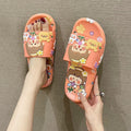 2025 new women's summer slippers - cute cartoon design, outdoor wear, bathroom, home, bath, non-slip, indoor house slippers