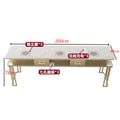 200cm multifunctional marble (single table)