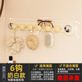 Milk white electroplating 6 hooks [smd type]