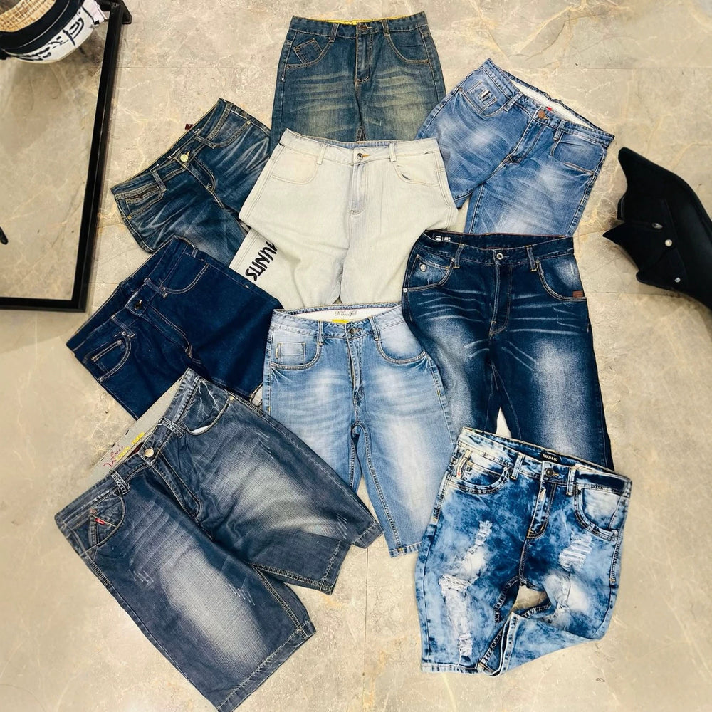 Men's plus size denim shortsmen's denim shortsin stockjeans wholesale jeans