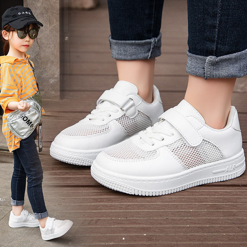 The factory recommends students new children's little white shoes manufacturers medium and large children's shoes through the net girls' shoes wholesale children's board shoes tide