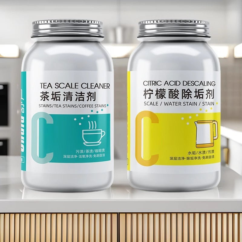 Tea stain remover! cleaner tea cup tea set stain remover tea stain cleaning agent powder remover strong coffee purple clay pot