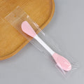 Double-ended silicone mask brush, facial cleansing brush, mud mask mixing and adjusting stick, dual-purpose brush stick, tpr soft rubber head cleansing brush