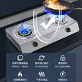 Wholesale stainless steel gas stove for home double stove table gas stove natural gas stove liquefied gas stove head