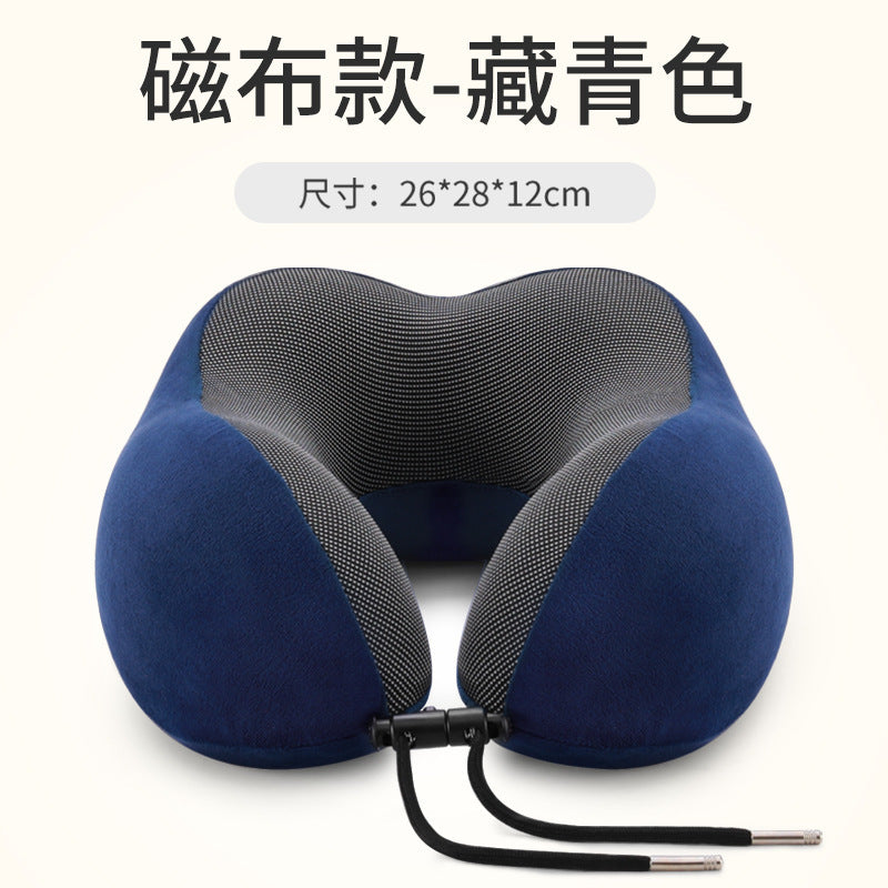 Travel u-shaped pillow portable airplane memory foam neck pillow cervical spine high-speed rail neck support sleeping nap pillow