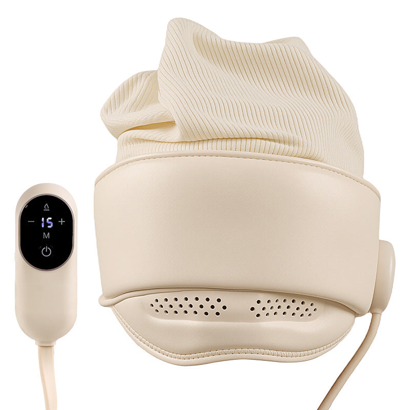 Massage helmet air pressure sleep head massager - wireless electric hot compress airbag therapy head massager for home use