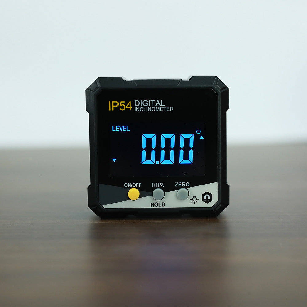 HUOTO Digital Display Inclination Box, Protractor Digital Display Inclination Meter Inclination Box, Angle Meter, Slope Meter, Level Meter
