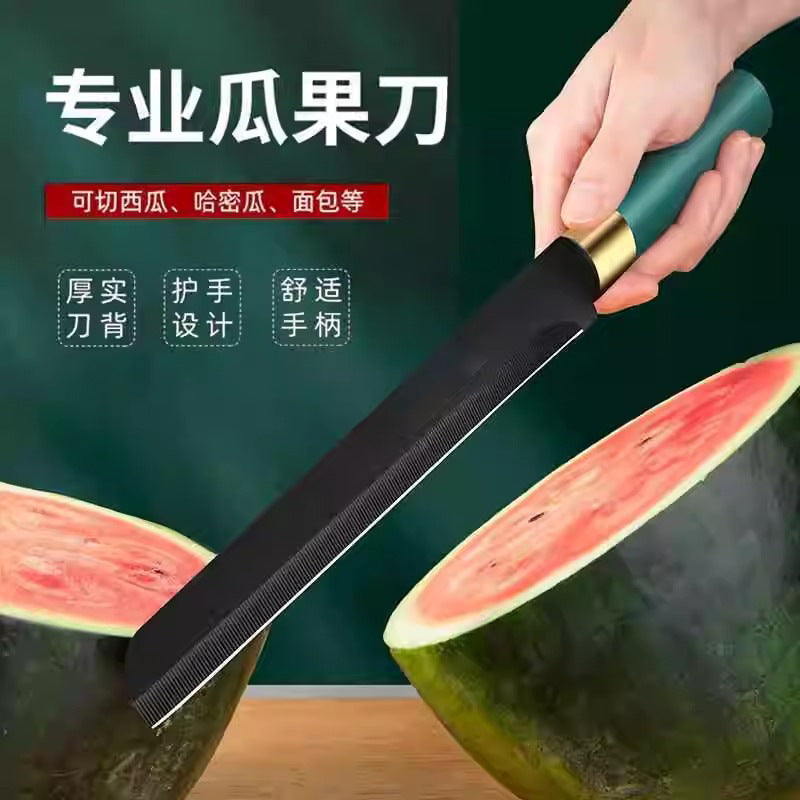 Stainless steel sharp fruit knife - dorm safe, commercial grade, premium home use - perfect for slicing watermelons and other fruits - kitchen knife