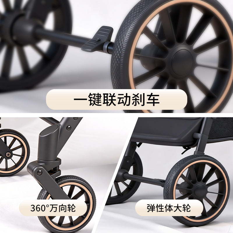 2026 new arrival: factory direct wholesale of medium to large lightweight pet strollers - outdoor foldable cat carriers and dog pushchairs